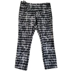 Nike Dri-FIT Running Cropped Leggings Black/White - M